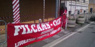 Filcams-Cgil: protesta davanti alla Prefettura di Messina