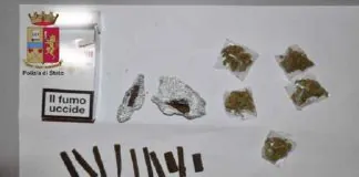 Squadra Mobile: i poliziotti in servizio anti-droga, denunciano un 19enne