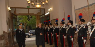 Carabinieri: il vescovo monsignor Giovanni Accolla, visita il Comando Interregionale