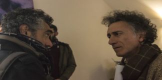 “Primula Rossa”, Palazzo dei Leoni si trasforma in set cinematografico Da sinistra l'attore David Coco e il regista Franco Jannuzzi