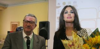 Maria Grazia Cucinotta ad Aprilia con Francesco Guadagnuolo Francesco Guadagnuolo e Maria Grazia Cucinotta