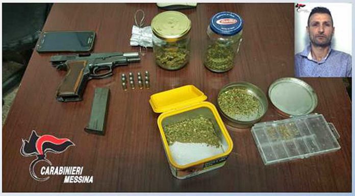 Famà D'Assisi Massimo e materiale sequestrato