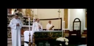 Ancelle Riparatrici (Messina): “La messa, di padre Tonino Bono”