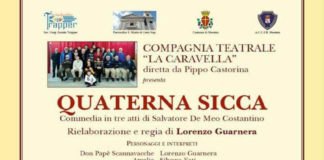 Quaterna Sicca, lo spettacolo teatrale della Compagnia “La Caravella” quaterna-sicca