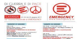 Catania: musica e dibattiti, per “EMERGENCY”