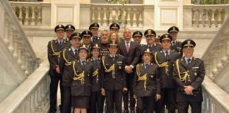 Palazzo dei Leoni, cerimonia di consegna dei gradi ai responsabili di sezione della Polizia Metropolitana polizia-metropolitana