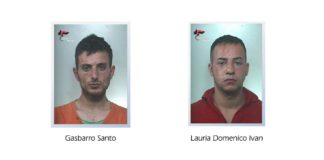 MESSINA: ARRESTATI DUE VENTENNI. SVENTATO UN FURTO IN ABITAZIONE Gasbarro-Lauria