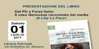 Oggi pomeriggio, alla Libreria Feltrinelli Point di Messina