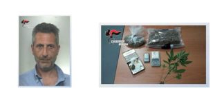 MESSINA: DETENEVA IN CASA CIRCA 300 GR DI MARIJUANA – ARRESTATO DAI CARABINIERI. sergi-carlo