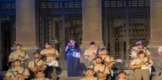 Esibizione suggestiva e coinvolgente, della Banda Musicale della Brigata Meccanizzata Aosta