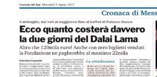 Cateno De Luca: “Ci scusi Dalai Lama se…”
