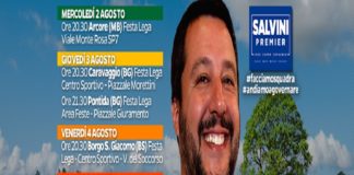Gli appuntamenti estivi, di Matteo Salvini