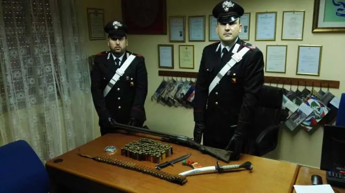 Armi-e-munizioni-sequestrate-a-Santa-Lucia-del-Mela