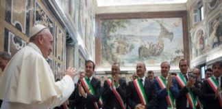 Anci: Antonio Decaro, ha guidato una delegazione di sindaci da Papa Francesco