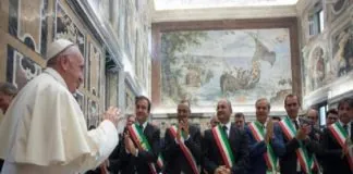 Anci: Antonio Decaro, ha guidato una delegazione di sindaci da Papa Francesco