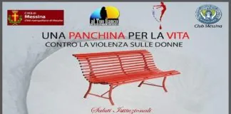 Martedì 14 novembre al Municipio di Messina: “Una Panchina per la Vita”, contro la violenza sulle donne