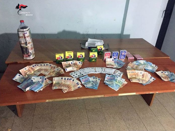 Materiale-sequestrato-bisca