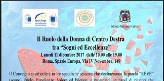Si è tenuto oggi a Roma il convegno: “Il ruolo della donna di centro destra”