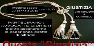 A Messina il 20 gennaio 2018, alle ore 15