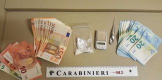 Messina: Pluripregiudicato sottoposto agli arresti domiciliari sorpreso dai Carabinieri del Nucleo Radiomobile a spacciare cocaina IMG-20180109-WA0017
