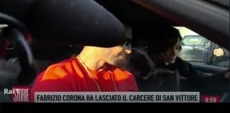 Fabrizio Corona: la sua uscita dal Carcere di San Vittore, ieri a Milano