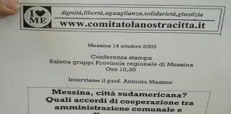 Antonio Mazzeo (Messina): “Bluff, speculatori, faccendieri & C.”
