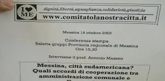 Antonio Mazzeo (Messina): “Bluff, speculatori, faccendieri & C.”