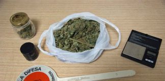 Blitz dei Carabinieri di Patti a Montagnareale (ME) spacciatore arrestato Sequestro-dorga-Montagnareale