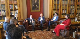 Dino Bramanti candidato del centro destra a Messina, ha tenuto un incontro con l’Ordine degli Avvocati