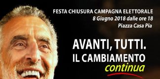 Elezioni amministrative ME2018: la Festa di chiusura, della campagna elettorale di Renato Accorinti (sindaco uscente di Messina)