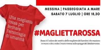 Cambiamo Messina dal Basso, scrive sull’iniziativa: “#MAGLIETTAROSSA”
