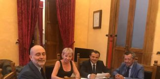 Riunione del sindaco De Luca, a Palazzo Zanca