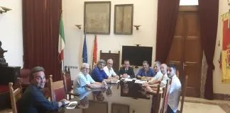 Riunione a Palazzo Zanca: il sindaco Cateno De Luca, ha incontrato i rappresentanti della SSD Città di Messina