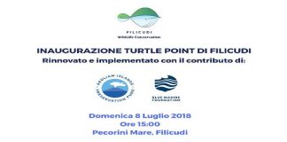 Filicudi (ME): domenica 8 luglio, alle ore 15, l’inaugurazione del “Pronto Soccorso Tartarughe Marine”