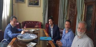 Riunione del sindaco Metropolitano Cateno De Luca, con il primo cittadino di Monforte San Giorgio