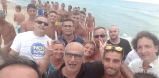 Rossano Sasso (BA- Noi con Salvini): “Qui Castellaneta, ora in spiaggia, grande affetto da parte della gente comune durante la nostra passeggiata”