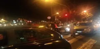 Una volante della Polizia di Stato di Messina, ha investito violentemente contro alcune autovetture
