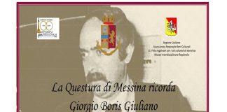 Il 22 ottobre prossimo, la Questura di Messina ricorderà Giorgio Boris Giuliano