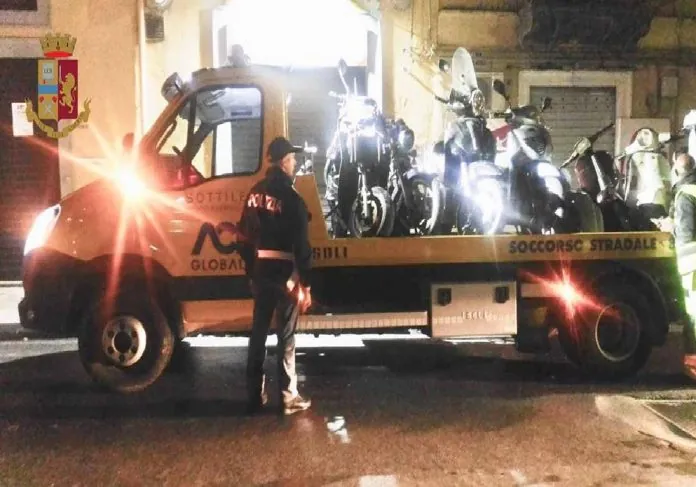 SEQUESTRO MOTOCICLI