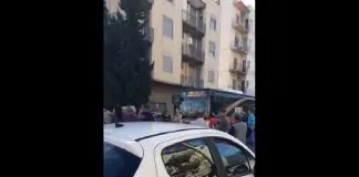 I residenti di Galati Marina, questa mattina hanno bloccato la Strada Statale 114