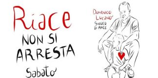 Riace non si arresta: la manifestazione di solidarieta’, in favore del sindaco Mimmo Lucano, dopo l’arresto di ieri