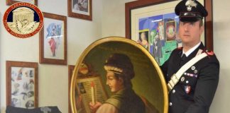 Messina: Il Comando Carabinieri Tutela Patrimonio Culturale recupera un dipinto del ‘700, rubato 30 anni fa da un palazzo storico nel trevigiano. Foto-quadro-SR-con-logo