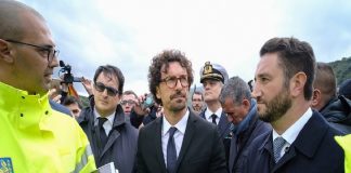 Il ministro alle Infrastrutture e Trasporti Danilo Toninelli, spiega la sua visita di oggi in Sicilia