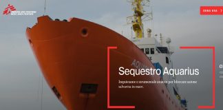 Il comunicato stampa di MSF, sul sequestro di nave Aquarius