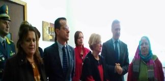 La Sala delle audizioni protette, presso la Caserma Calipari di Messina, intitolata ad Omayma Benghaloum