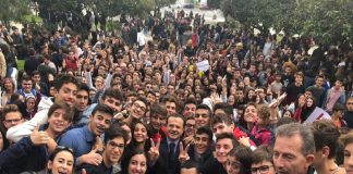 Il sindaco peloritano Cateno De Luca, ha incontrato oggi una delegazione del liceo Seguenza