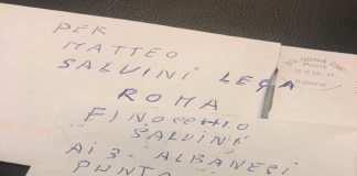 Letterina di minacce, soprattutto alla grammatica italiana