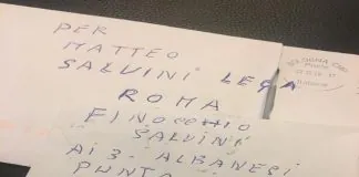 Letterina di minacce, soprattutto alla grammatica italiana