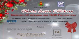 Oggi alle ore 18, al Palacultura di Messina: “Moda Sotto l’Albero”