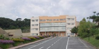 Cede una grata, alla Facoltà di Scienze a Papardo (ME)